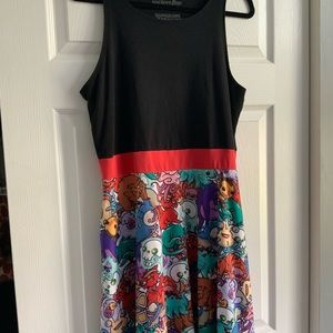 Dungeons & Dragons Cartoon Print Dress